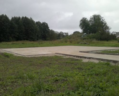 Viisus äärekivi paigaldus